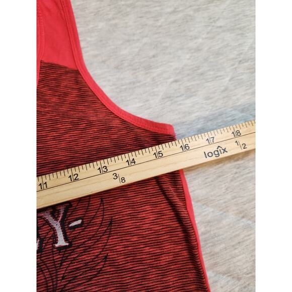 Harley-Davidson Motor‎ Cycles Women's Pink Cotton Scoop Neck Tank Top Size Small - Picture 5 of 6